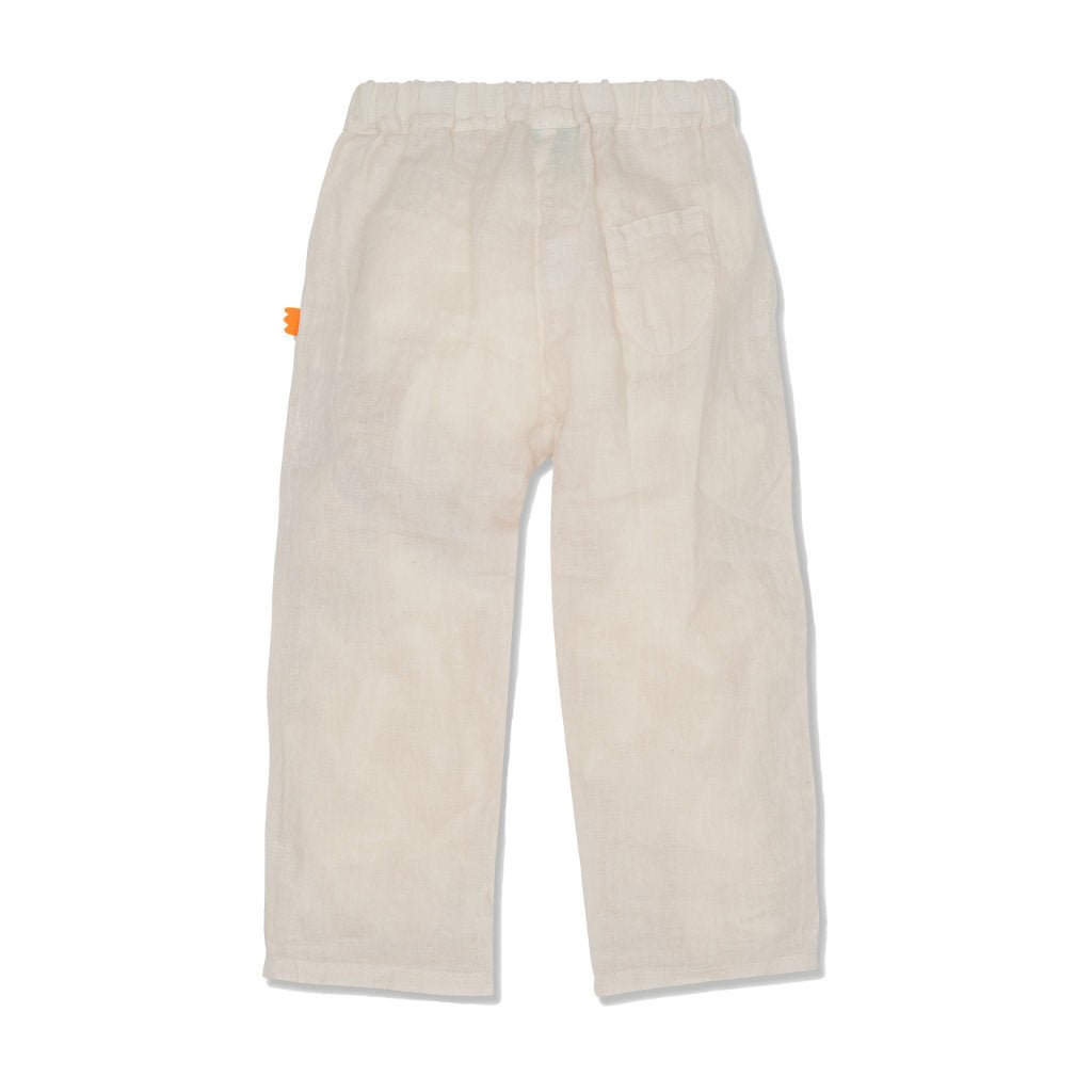 MC Kid Cream Linen Pant - Cream