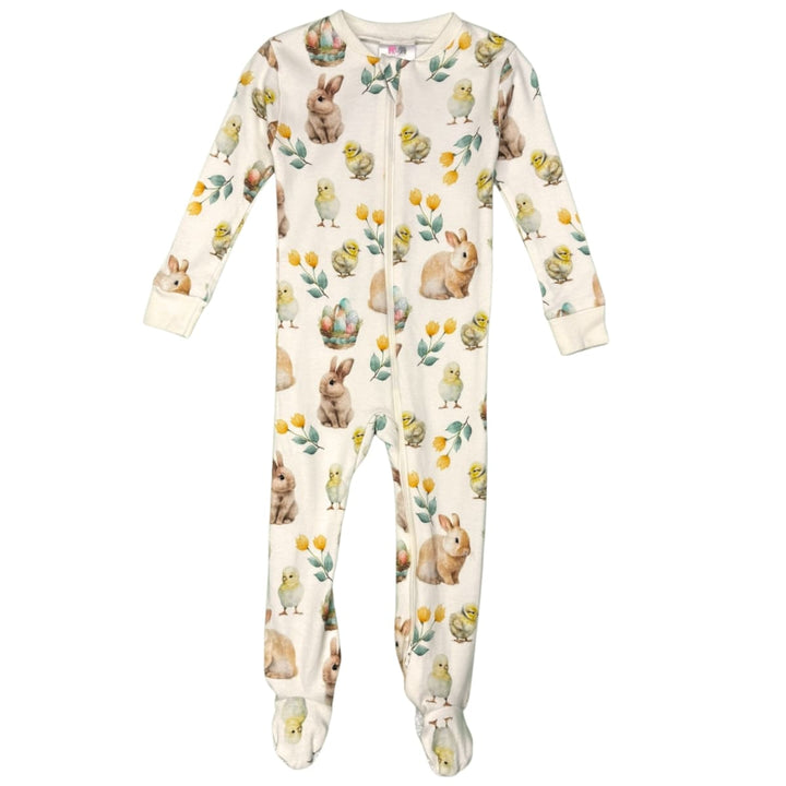 Baby Footie Pajama - Bunnies/N/Chicks