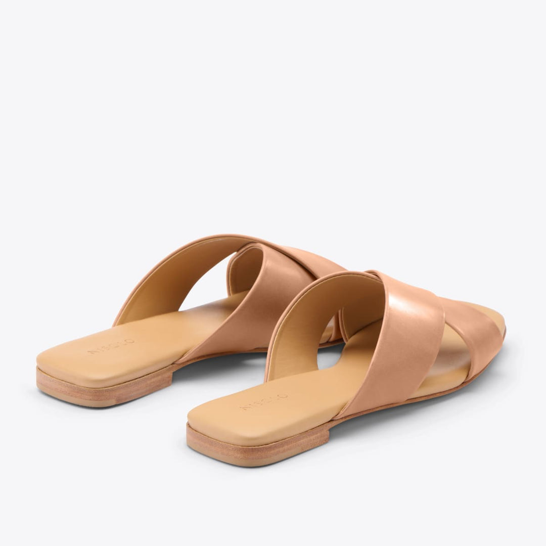 Catalina Slide Sandal - Almond