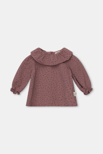 Organic gauze baby blouse - Pink