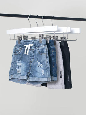 Baby Distressed Denim Short