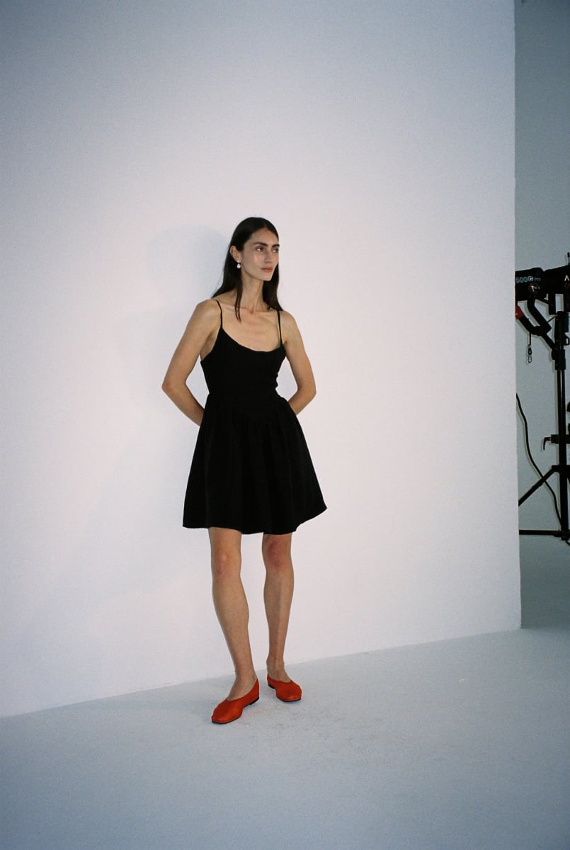 Hera Woman Short Dress Caviar