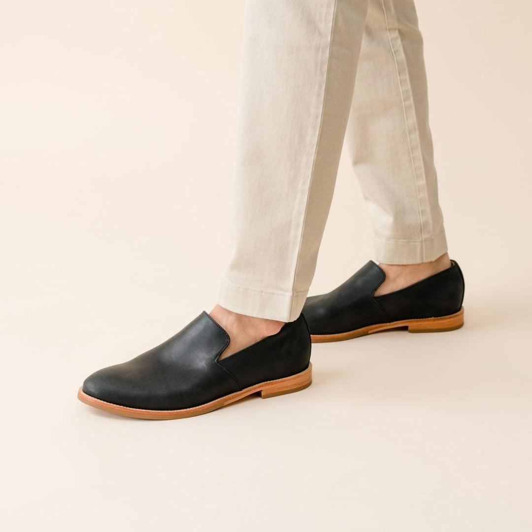 Rio Slip-On Loafer - Black - FINAL SALE
