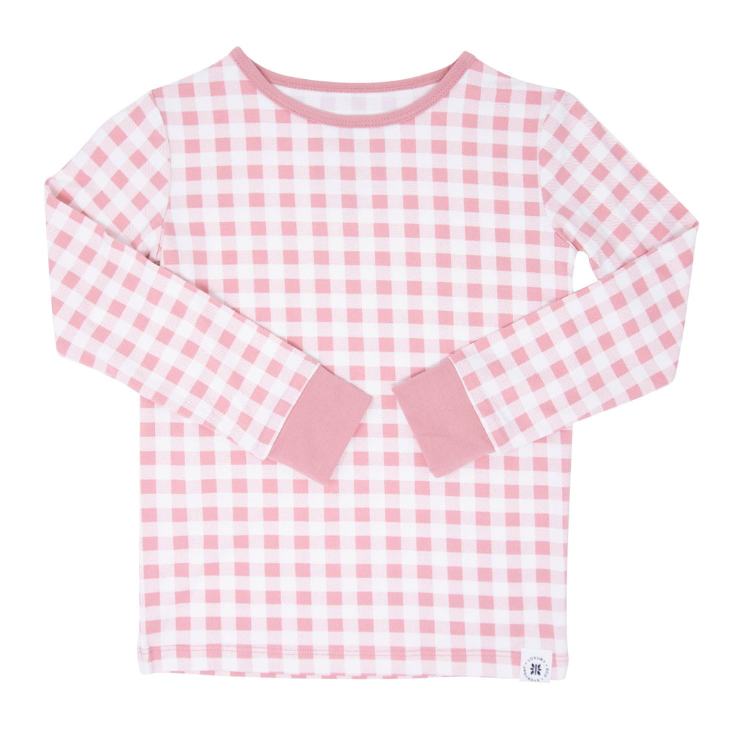 Big Kid Pajama - Pink Gingham