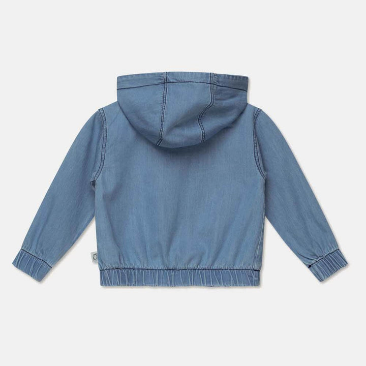 Denim Baby Hooded Jacket Outerwear My Little Cozmo 