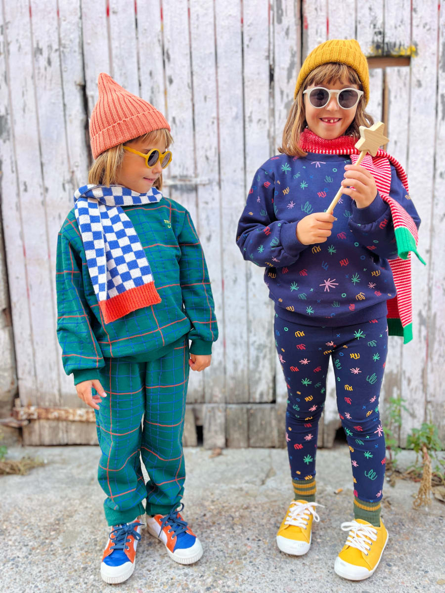 Confetti Kid Sweatshirt - Blue Ribbon Confetti