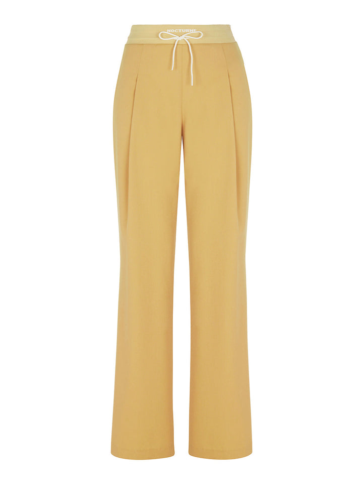 Ribbed Pants - Camel