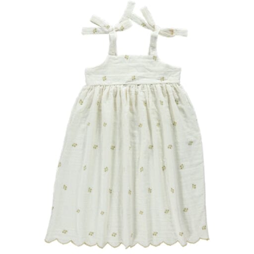 Olivia Dress - Embroidered Floral Dresses + Skirts Bebe Organic