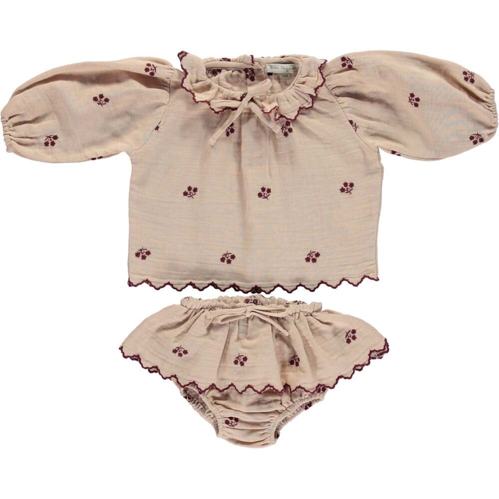 Olivia Set - Dawn Rose Sets Bebe Organic