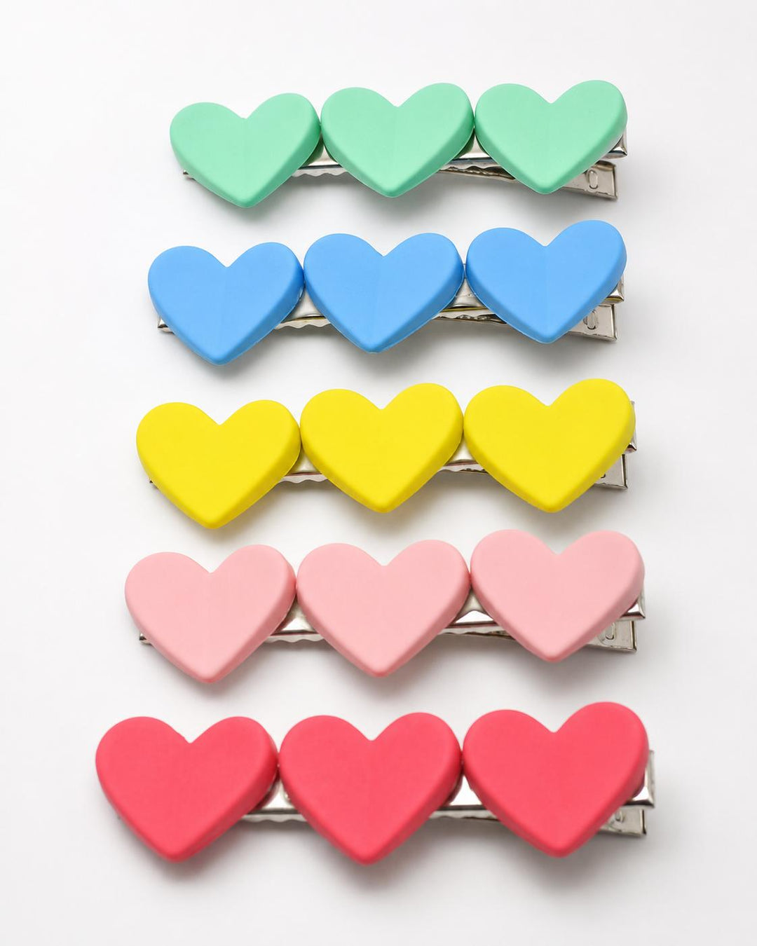 Only Hearts Hair Clips (Set of 5)