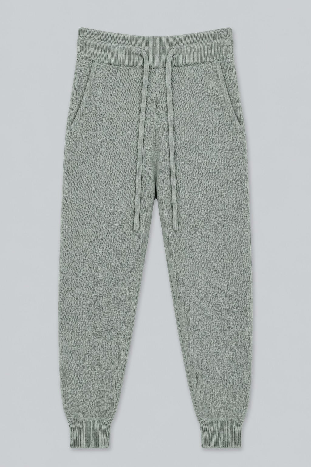 Cashmere Blend Joggers - Sage