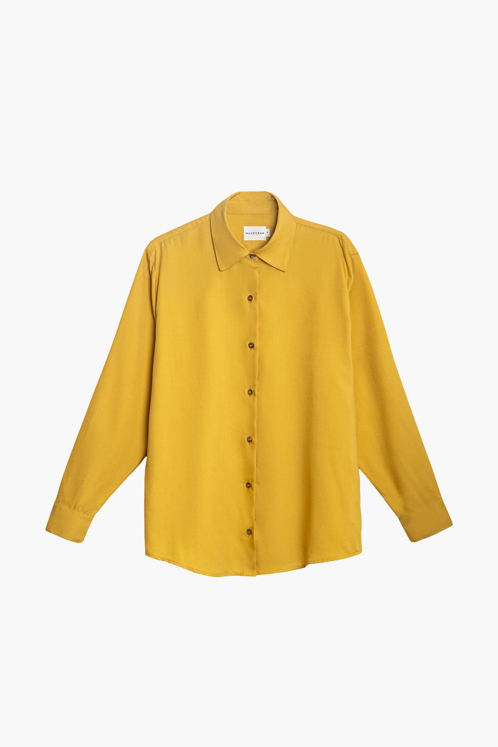 Tencel Button Up - Honey