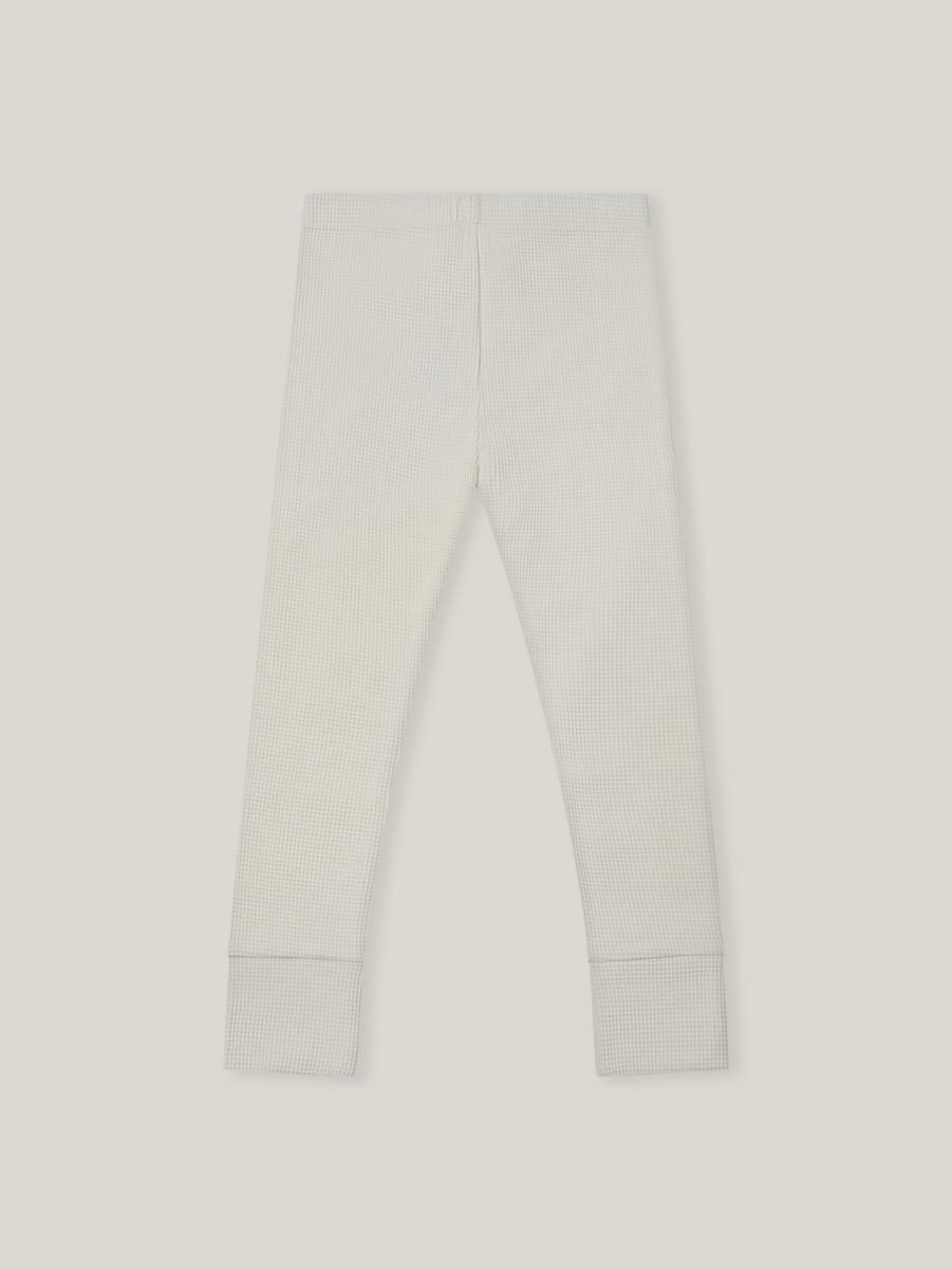 The Ribbed Legging Baby - Ecru