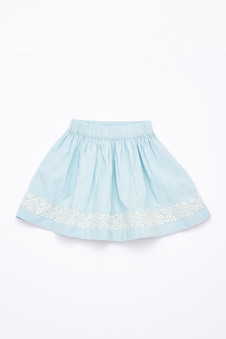 Marguerite Skirt - Blue Sky