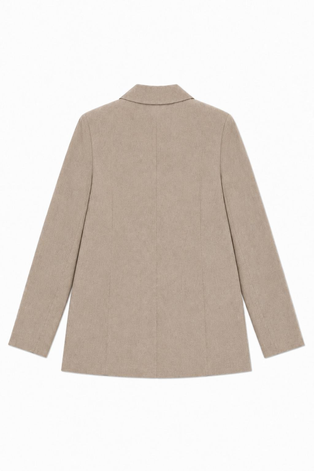 Oversized Classic Blazer - Ecru