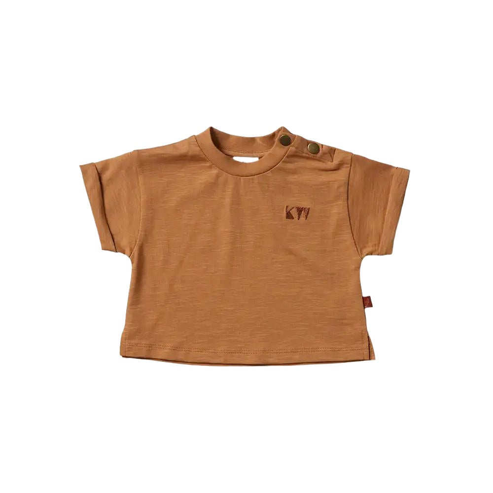 Organic Boxy Tee - Fawn T-Shirts Kid Wild 