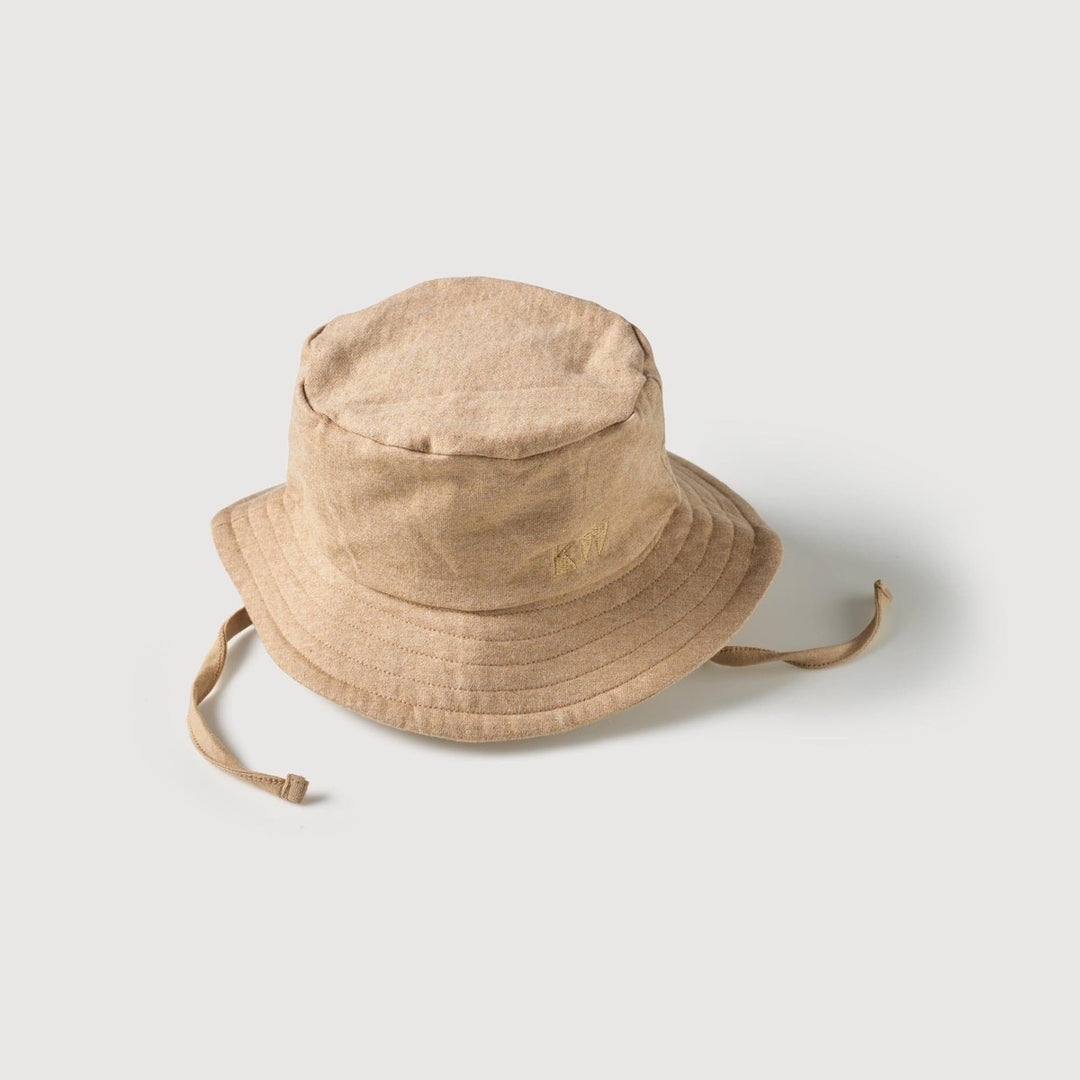 Organic Bucket Hat - Almond Melange