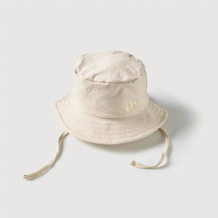 Organic Bucket Hat - Oatmeal Melange Bucket Hat Kid Wild 