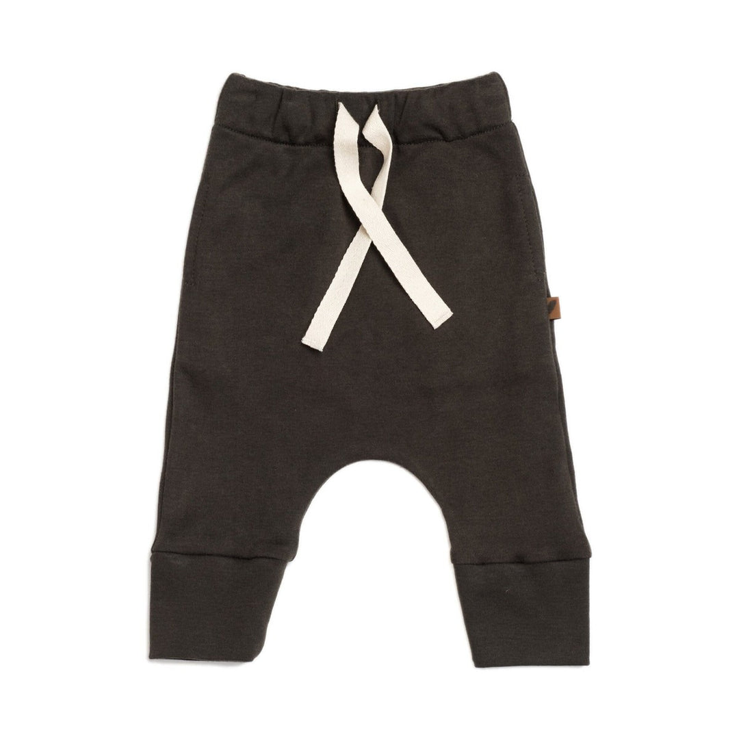 Organic Drawstring Pants - Slate Pants Kid Wild 