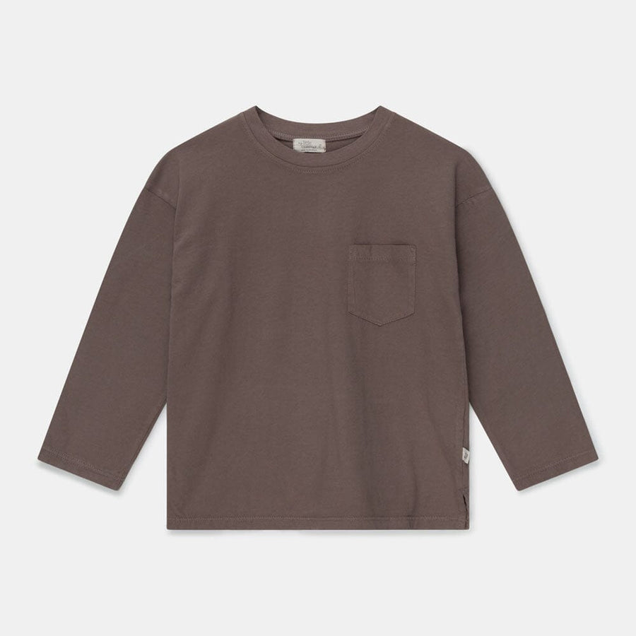 Organic Kids Basic T-Shirt - Taupe T-Shirts My Little Cozmo 