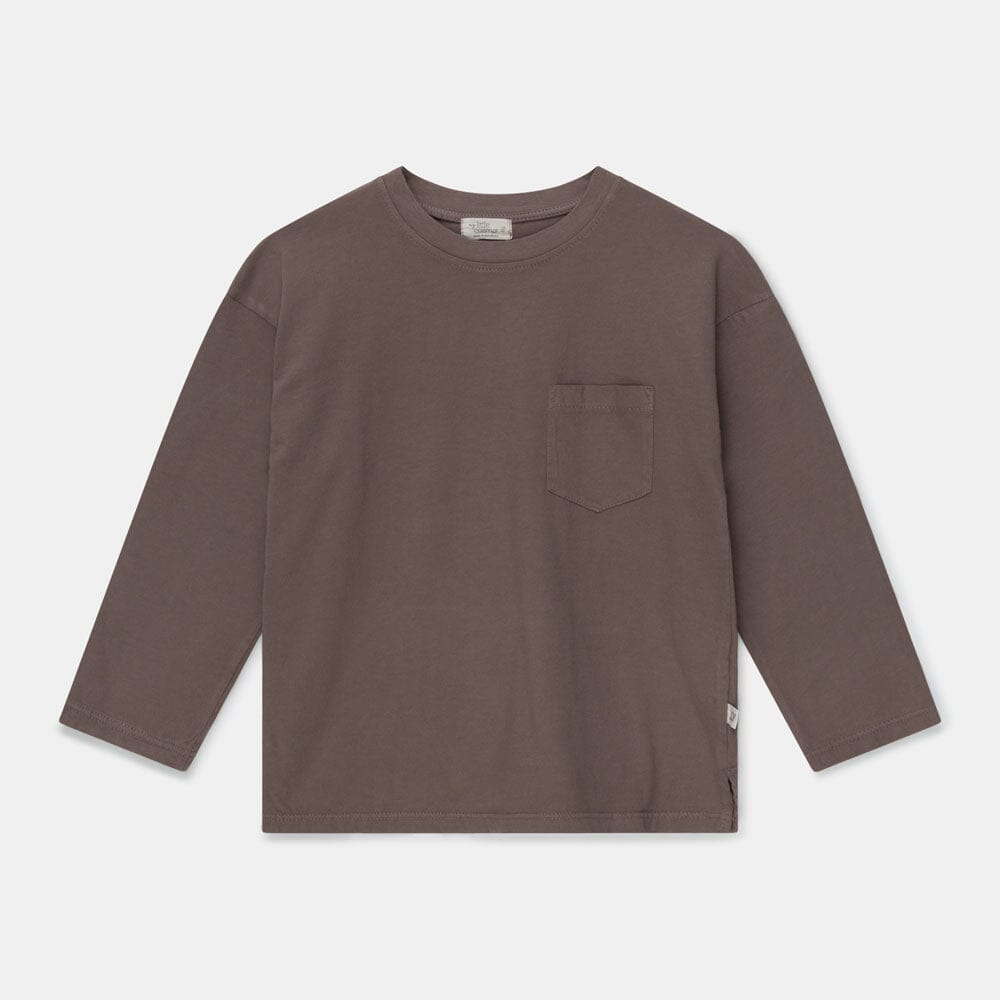 Organic Kids Basic T-Shirt - Taupe T-Shirts My Little Cozmo 