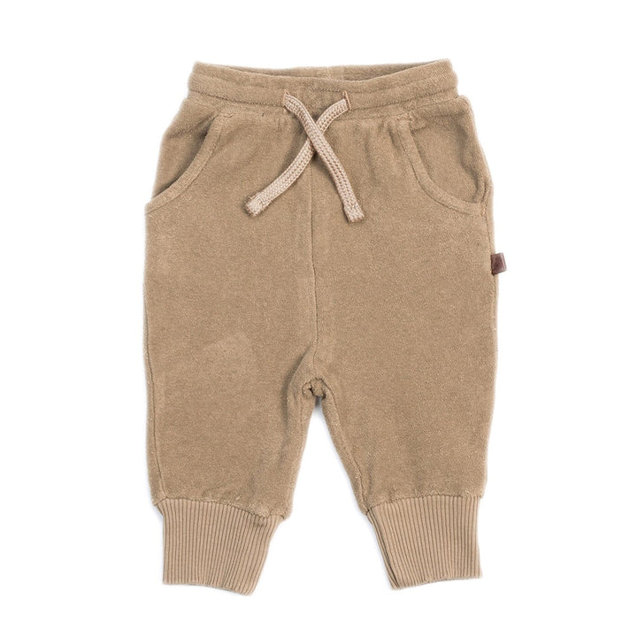 Organic Terry Joggers - Fawn Pants Kid Wild 