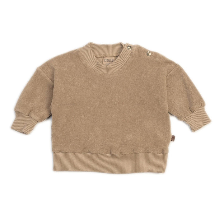 Organic Terry Sweatshirt - Fawn Sweatshirts Kid Wild 