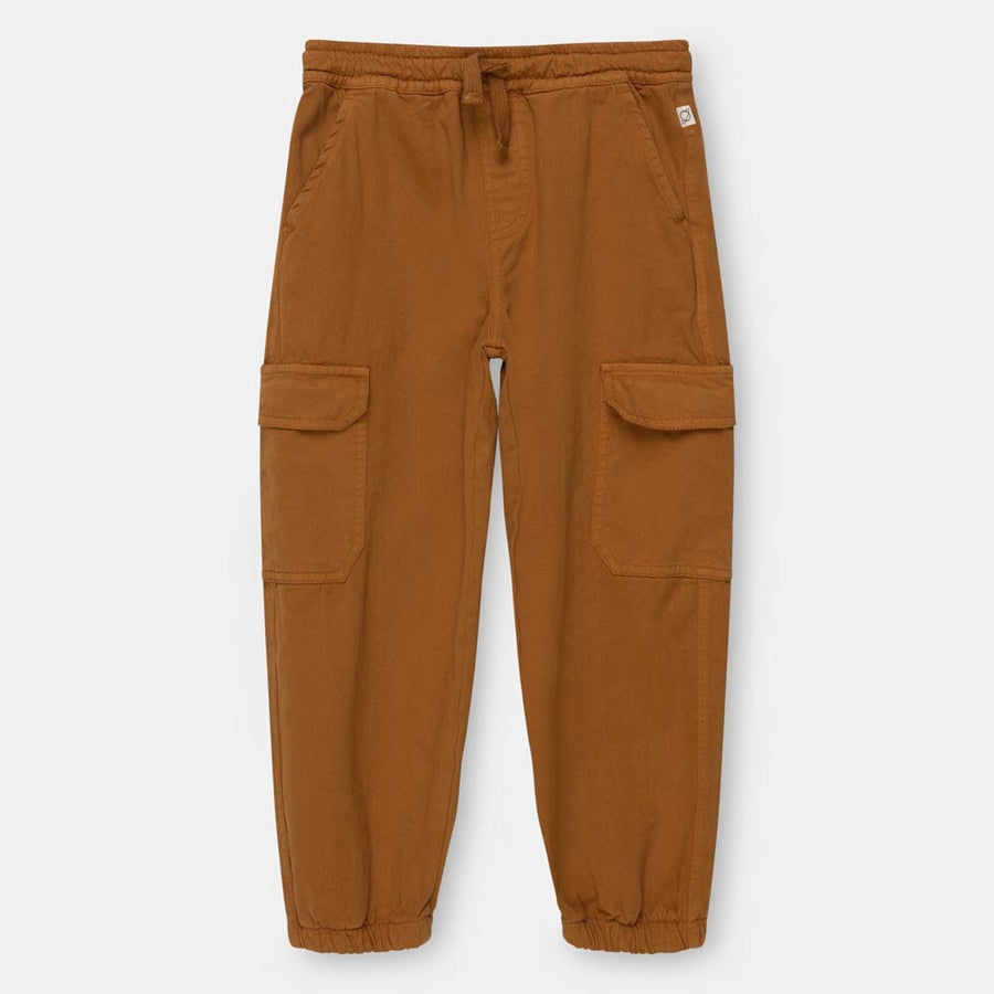 Organic Twill Cargo Pants - Oil Cargo Pants My Little Cozmo 