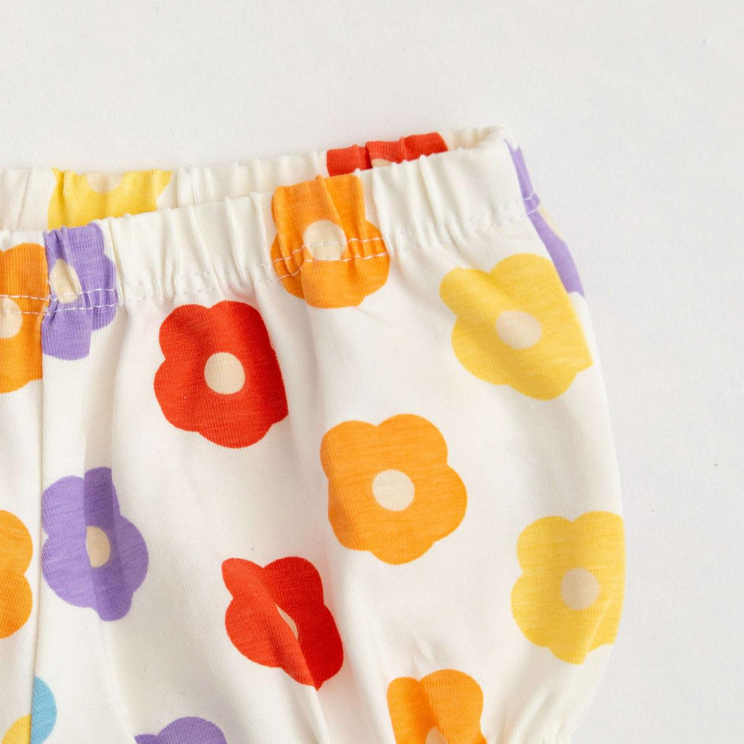 Ruffle Bloomers - Rainbow Poppies