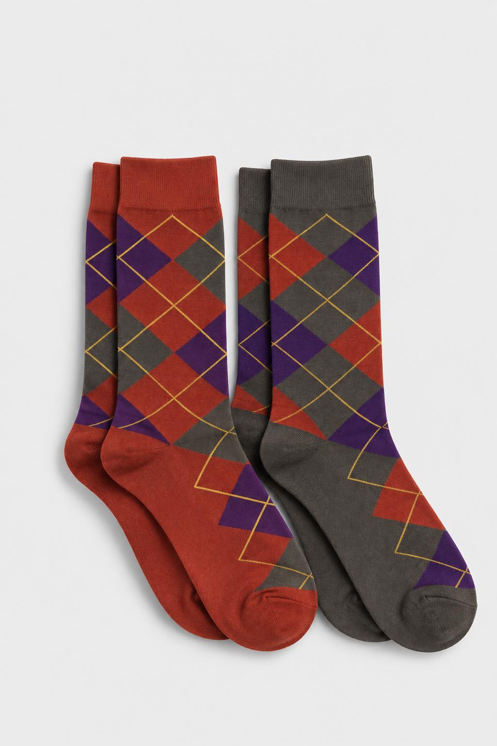 Paul Stuart Argyle Sock 2-Pack