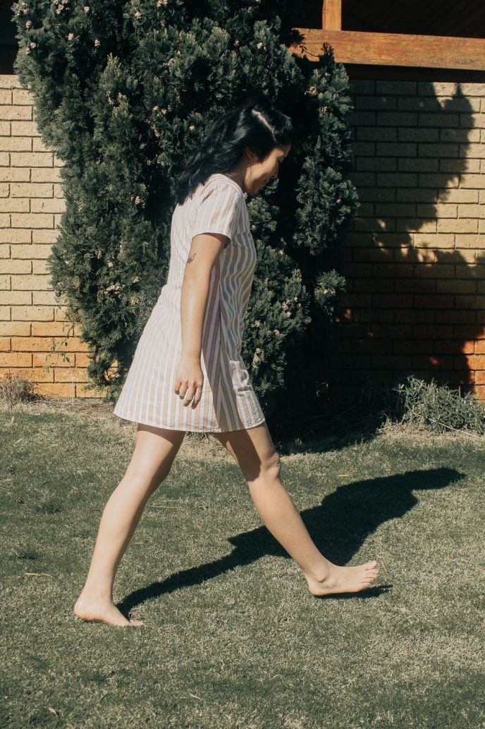 Moscha Smock Dress - Terracotta