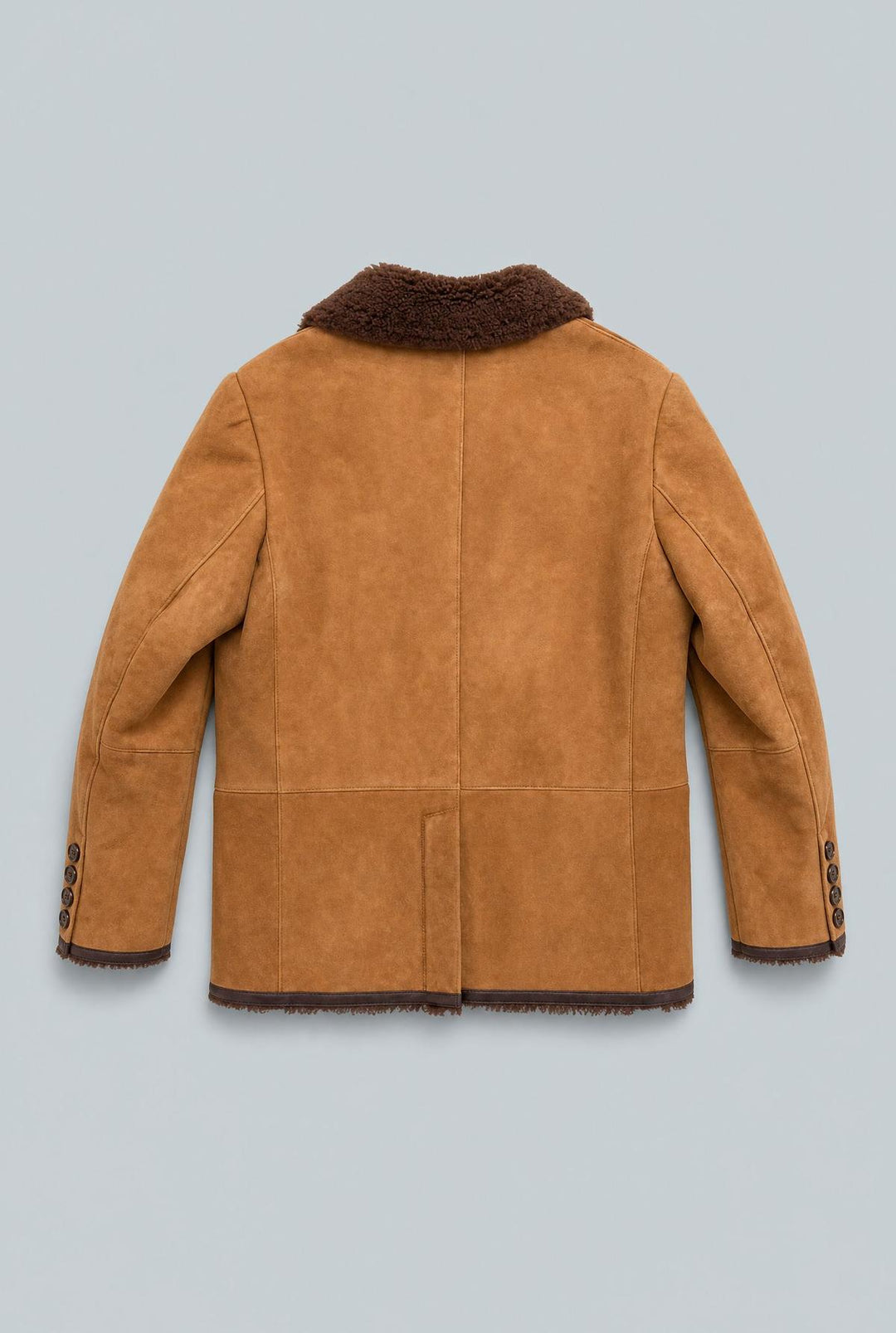 Shearling Blazer - Tobacco