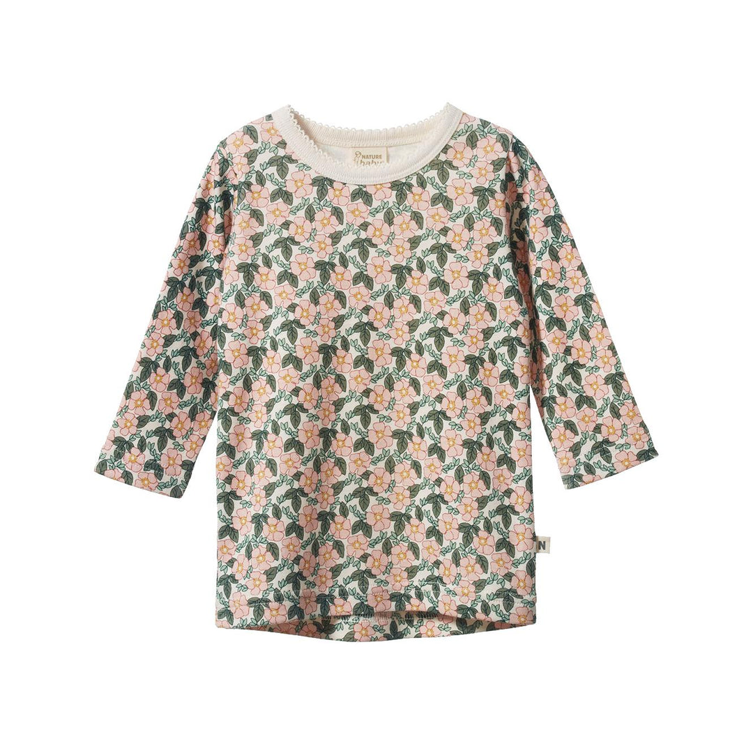 Long Sleeve Cloud Tee - Garland Print