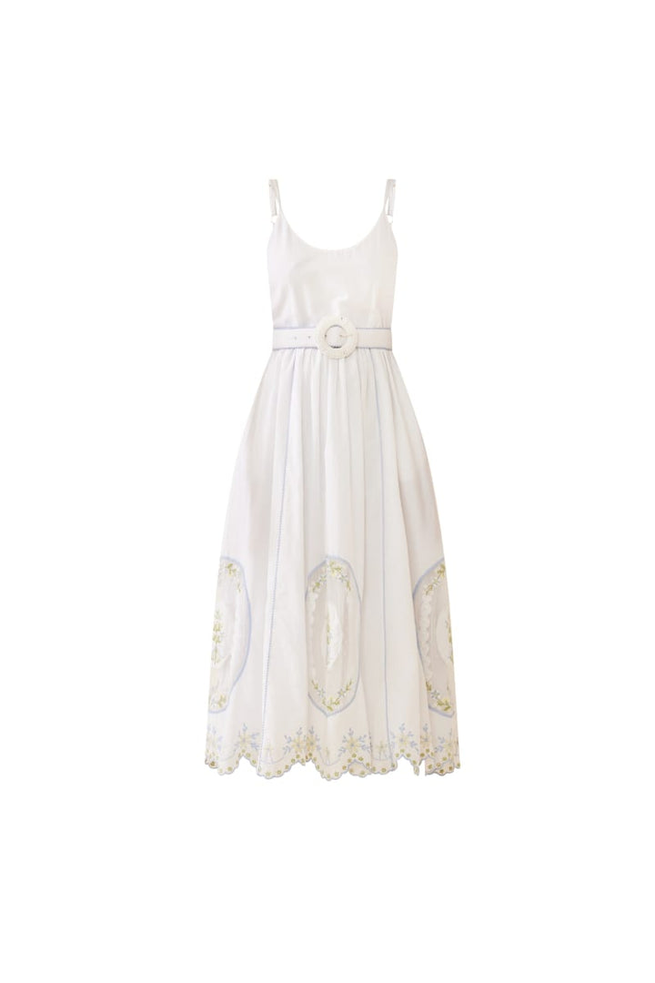 Katherine Dress - White Whimsy
