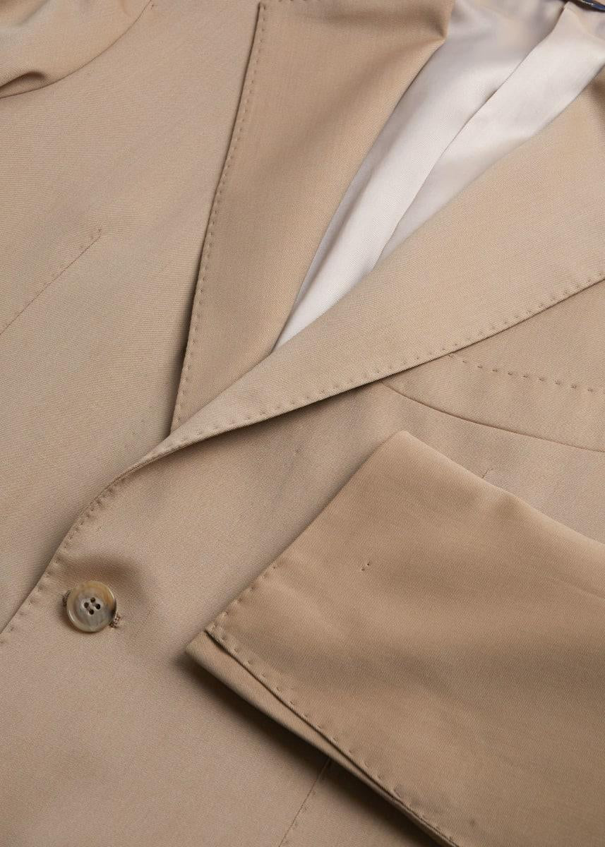 Phineas Cole Wool Solid Suit - Tan