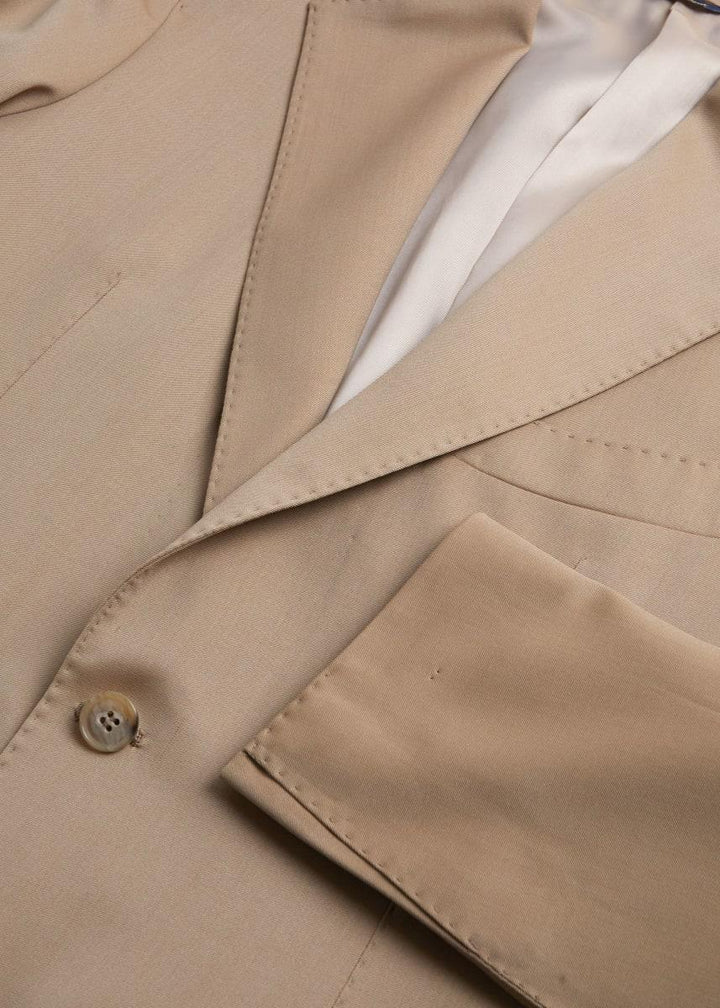 Phineas Cole Wool Solid Suit - Tan