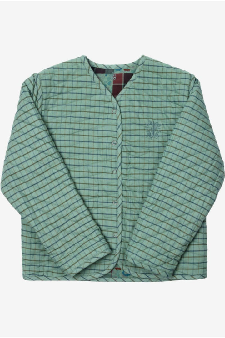 Children's Patchwork Jacket - Celadon