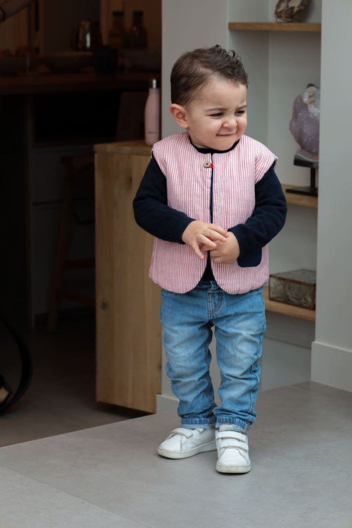 Reversible Kids Vest - Pomme Atlantique