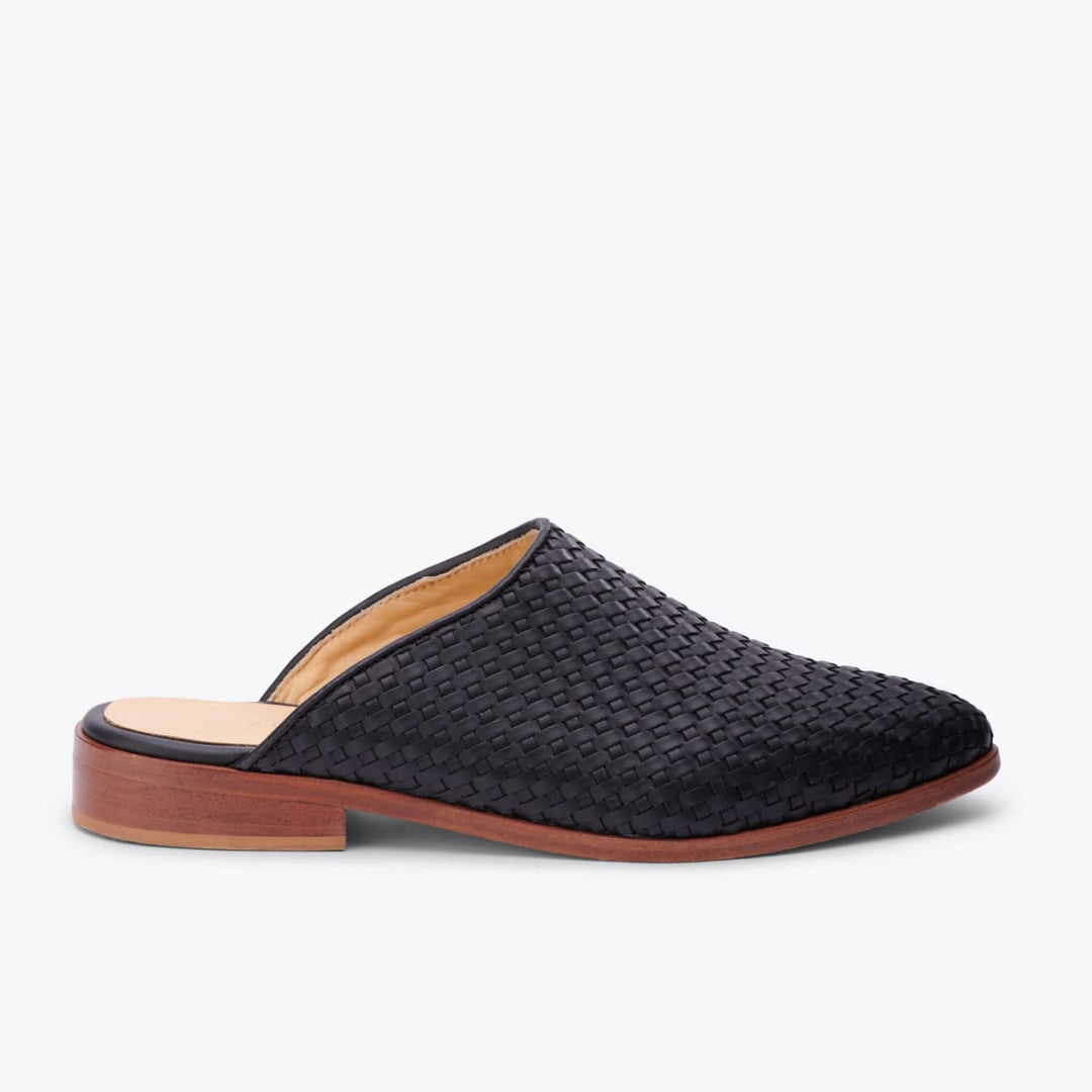 Ama Woven Mule Woven - Black - FINAL SALE