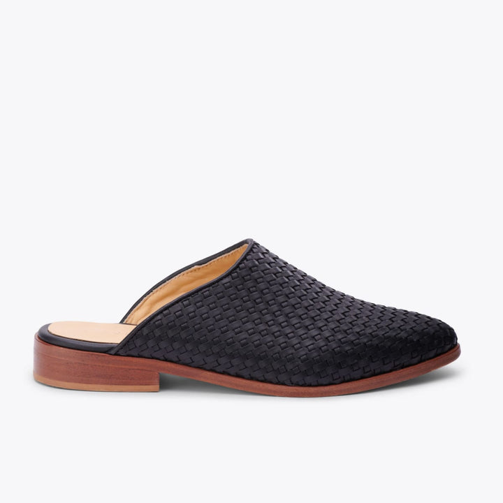 Ama Woven Mule Woven - Black - FINAL SALE