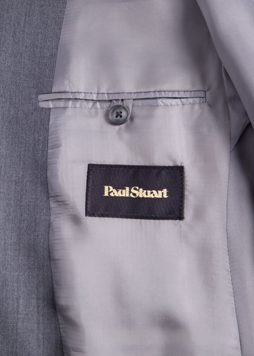 Super 110s Wool Paul Suit - Mid Grey