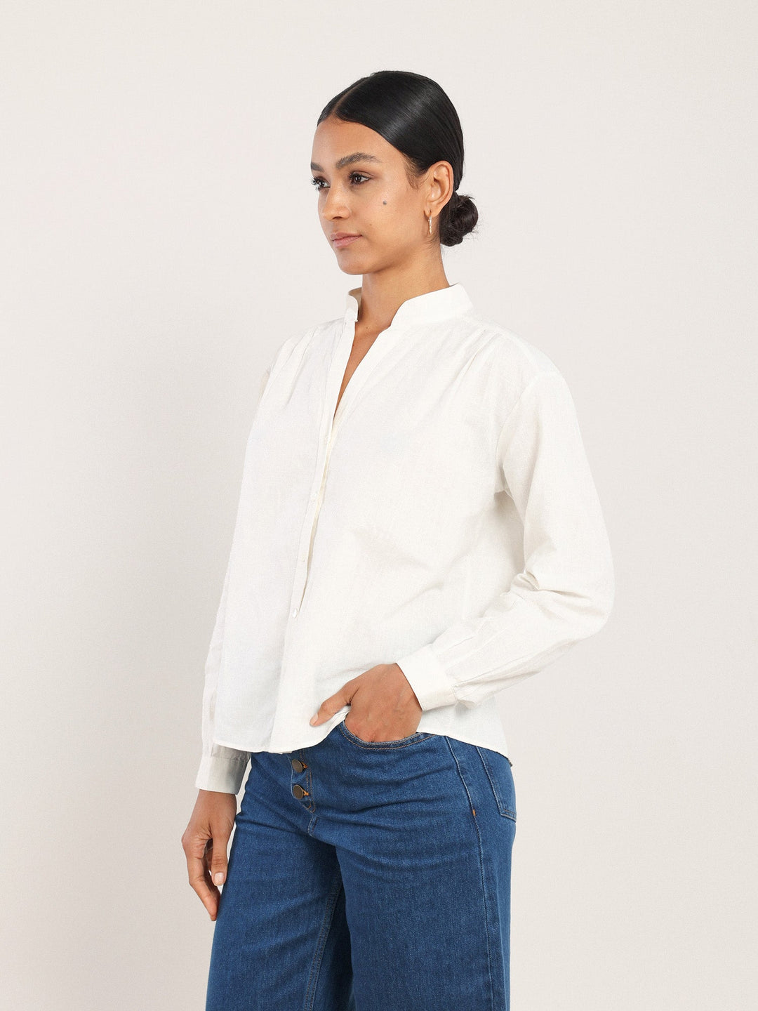 Akhen Button Up - Sugar