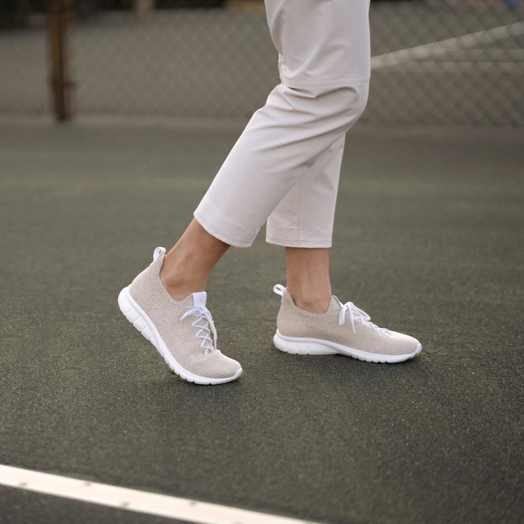 Women's Athleisure Eco Knit Sneaker - Linen