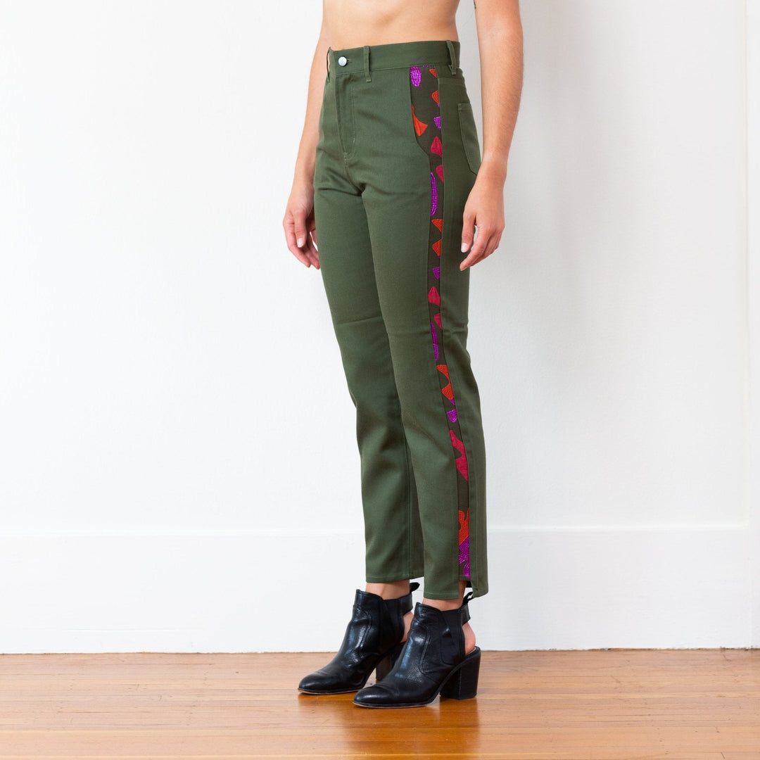 The Harper Pant - Olive