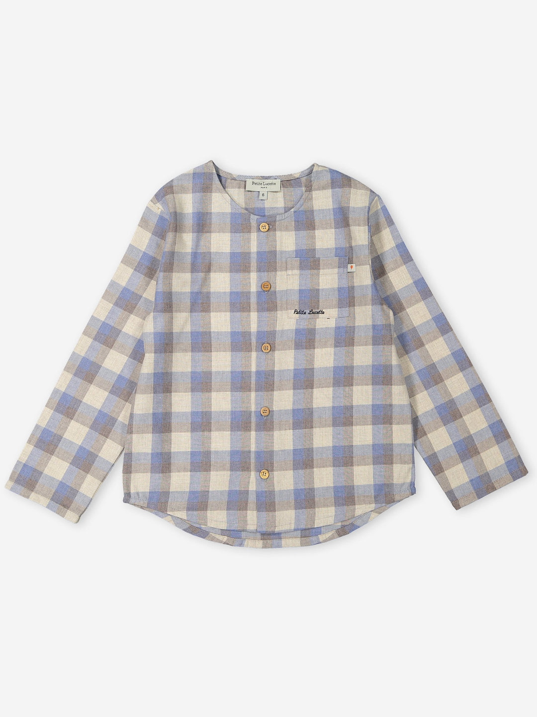 Gaston Plaid Shirt - Beige Plaid