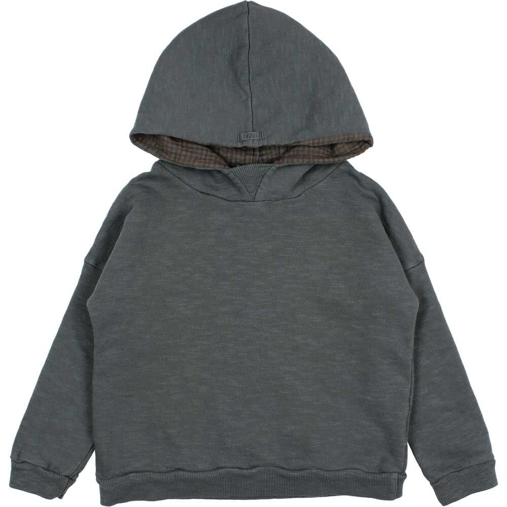 Plain Hoodie Sweatshirt - Antracite Hoodies Buho 