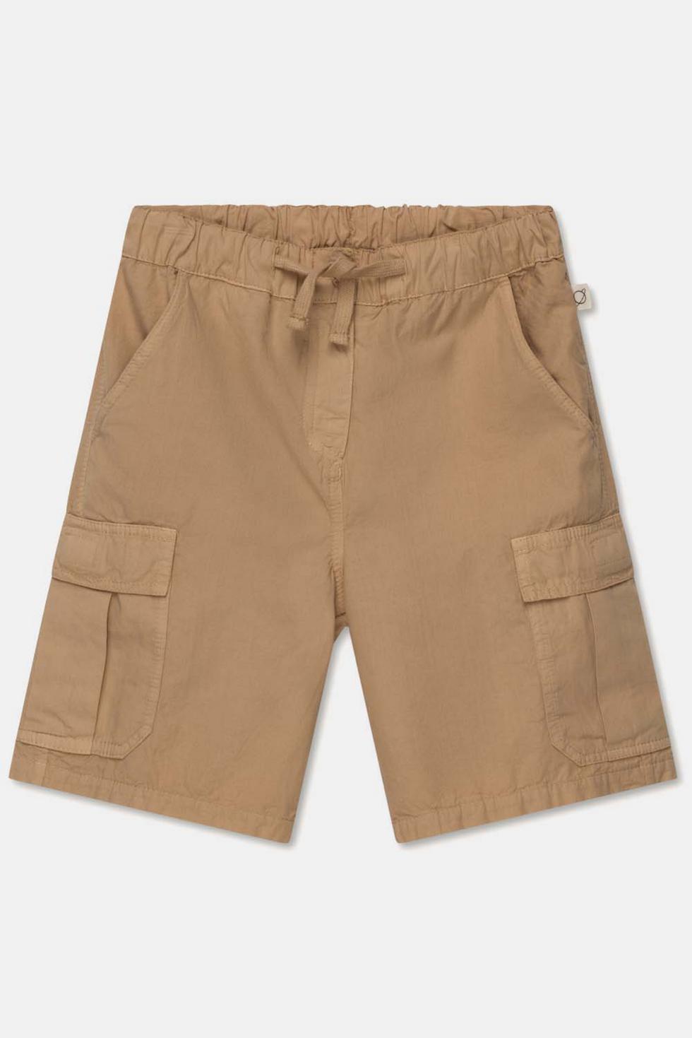 Poplin bermuda shorts - Sand