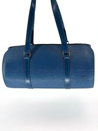 Pre-Owned Louis Vuitton Epi Leather Soufflot 30 Vintage Blue