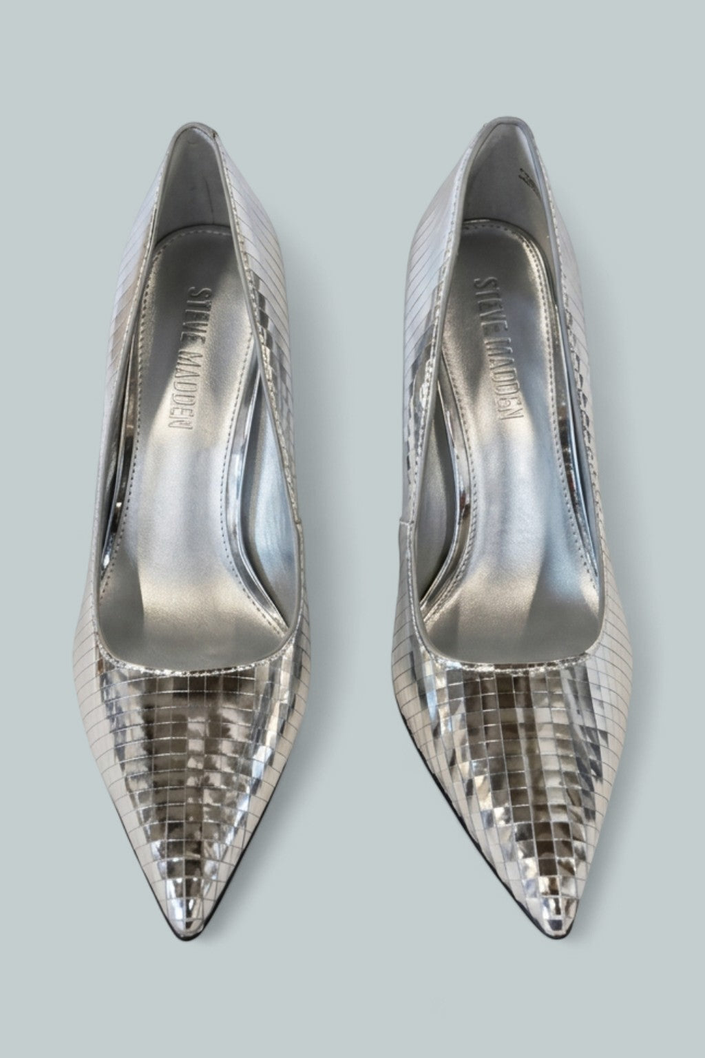 Women's Noir Pumps - Silver Distressed