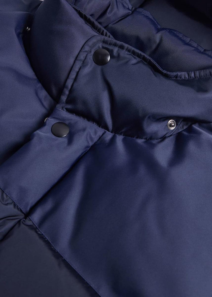 Hooded Puffer Vest - Navy